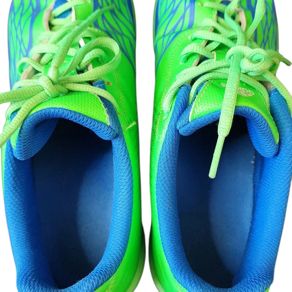 Adidas Men's‎ Neon Green and Blue Athletic Shoes Sz 8